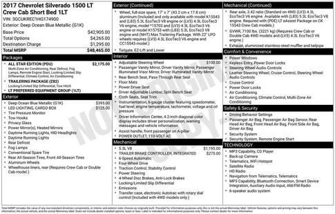 chevrolet silverado 1500 2017 3GCUKREC1HG174900 image chevrolet silverado 1500 2017 3GCUKREC1HG174900 image